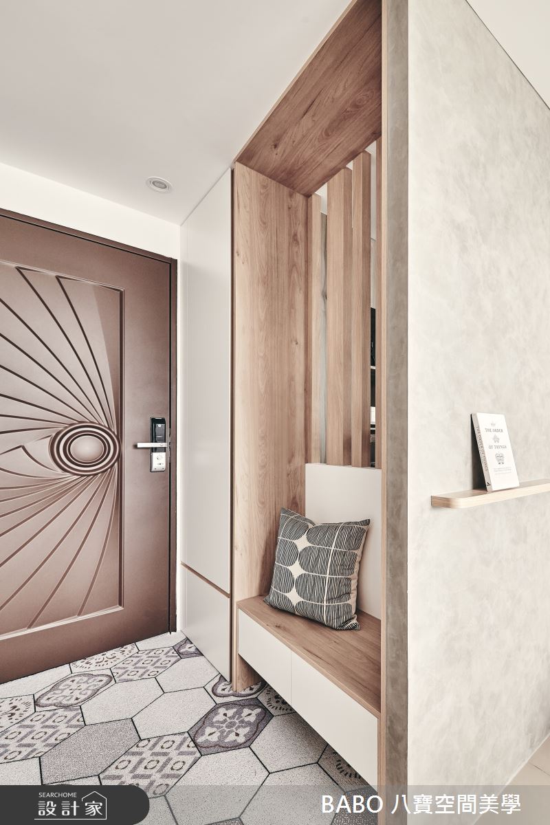 12坪新成屋(5年以下)＿日式無印風玄關案例圖片＿八寶空間美學＿八寶_小日子之2