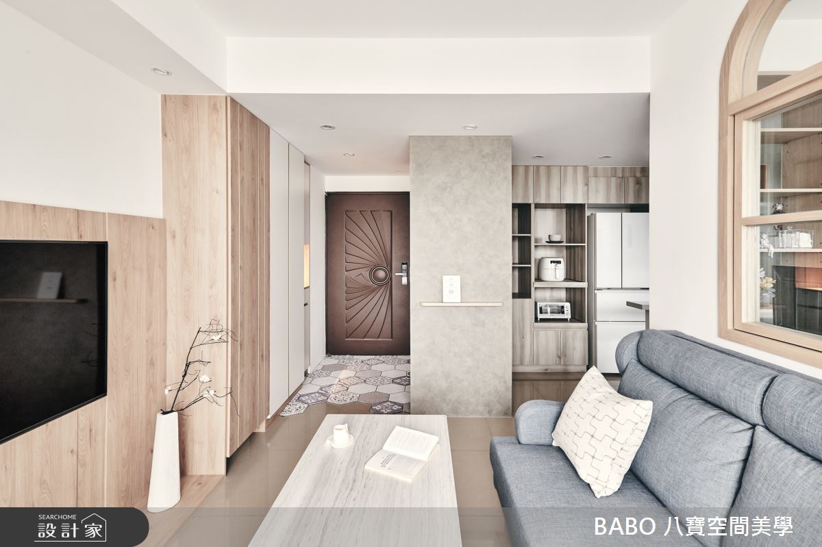 12坪新成屋(5年以下)＿日式無印風玄關客廳廚房案例圖片＿八寶空間美學＿八寶_小日子之7