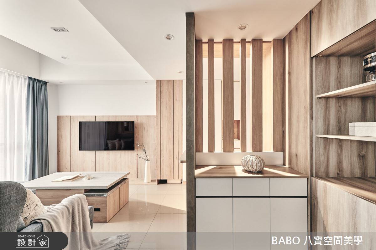 12坪新成屋(5年以下)＿日式無印風客廳案例圖片＿八寶空間美學＿八寶_小日子之8