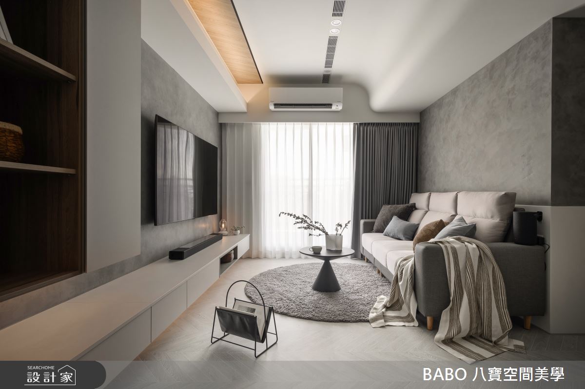 15坪新成屋(5年以下)＿現代風客廳案例圖片＿八寶空間美學＿八寶_N°8之7