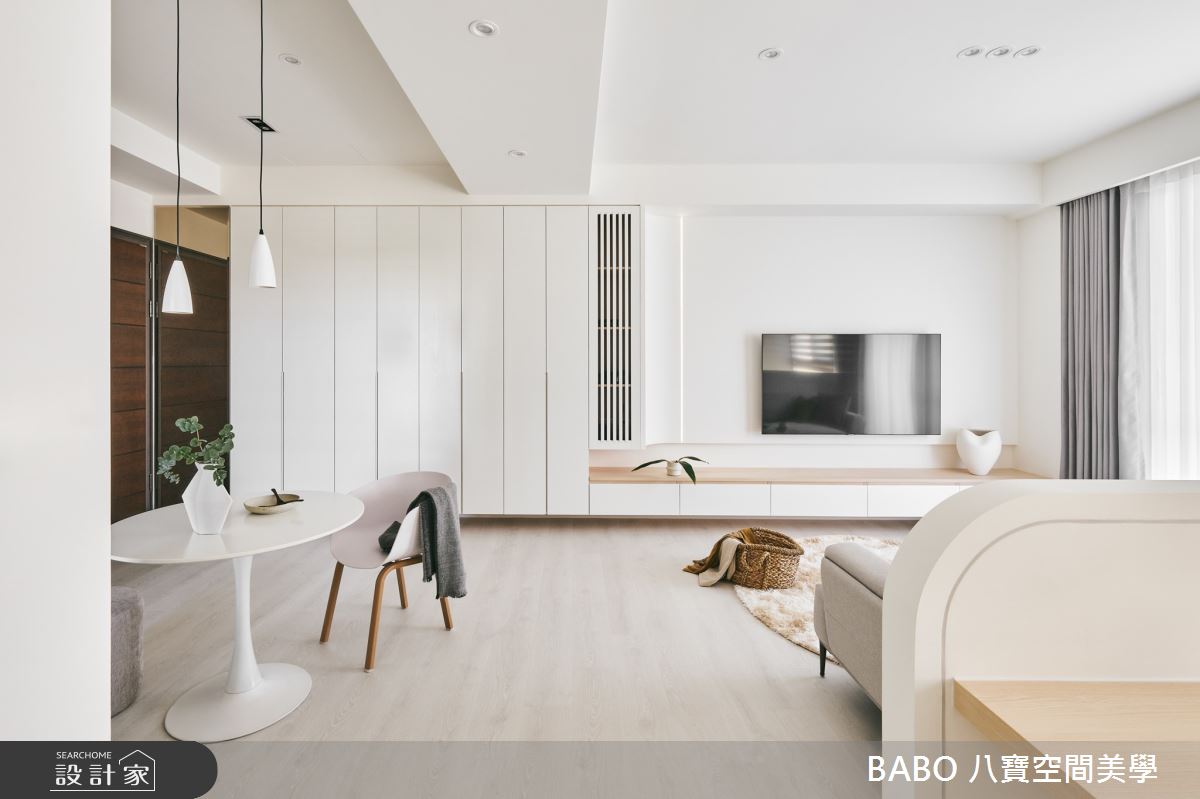 18坪中古屋(5~15年)＿簡約風客廳餐廳案例圖片＿八寶空間美學＿八寶_蒲公英的約定之1