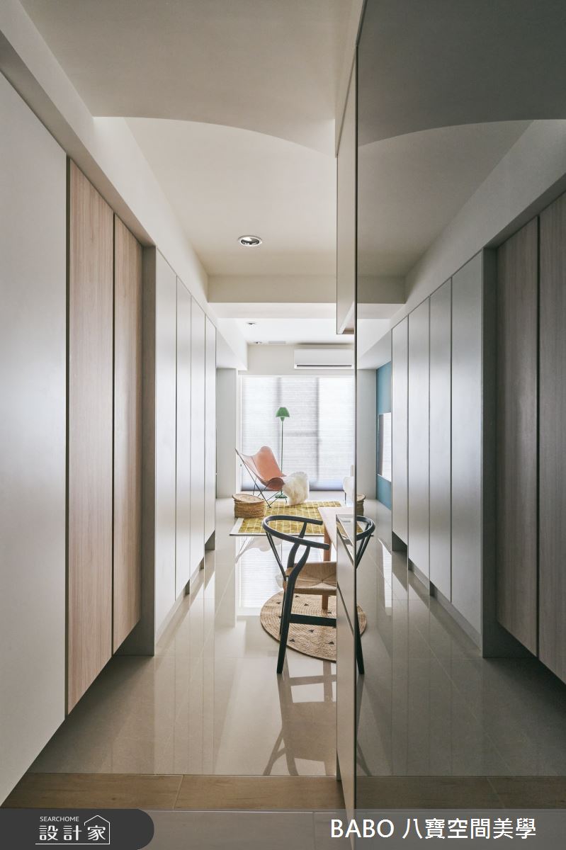 24坪新成屋(5年以下)＿混搭風玄關案例圖片＿八寶空間美學＿八寶_綠嶼之2