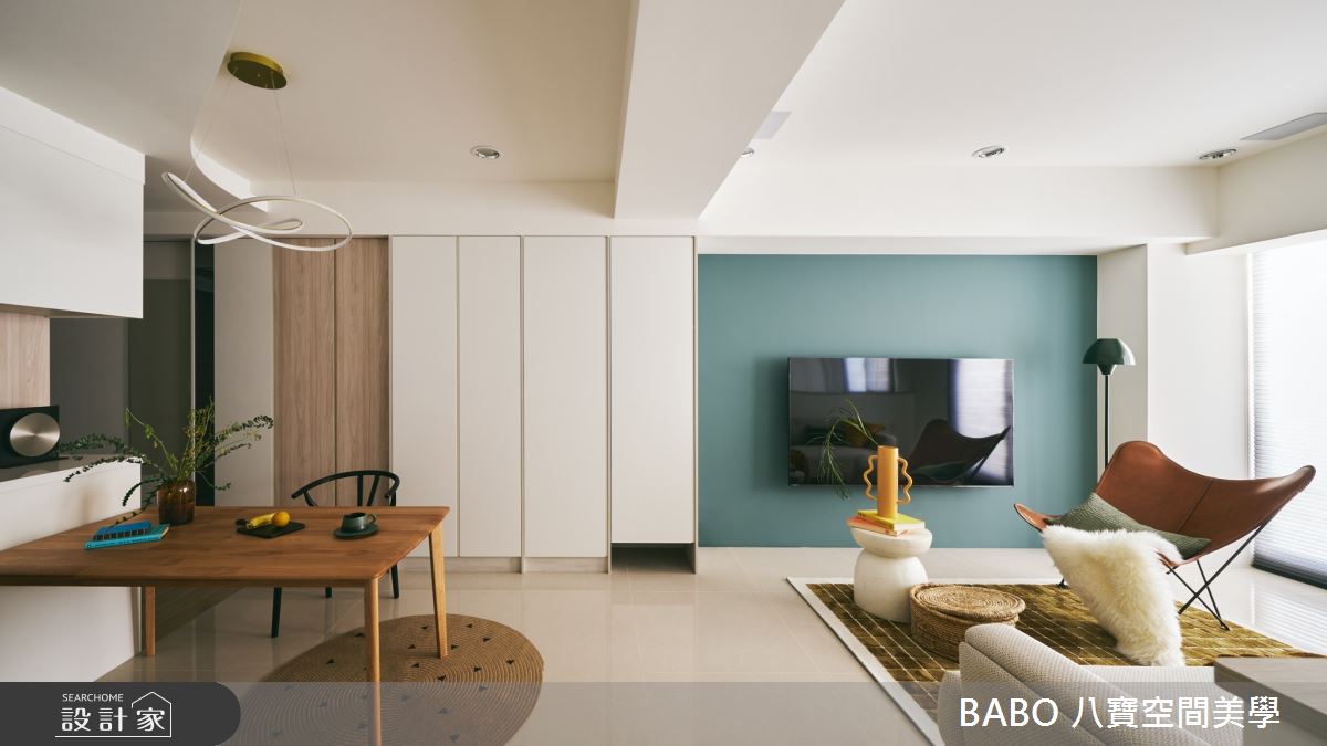24坪新成屋(5年以下)＿混搭風客廳餐廳案例圖片＿八寶空間美學＿八寶_綠嶼之11
