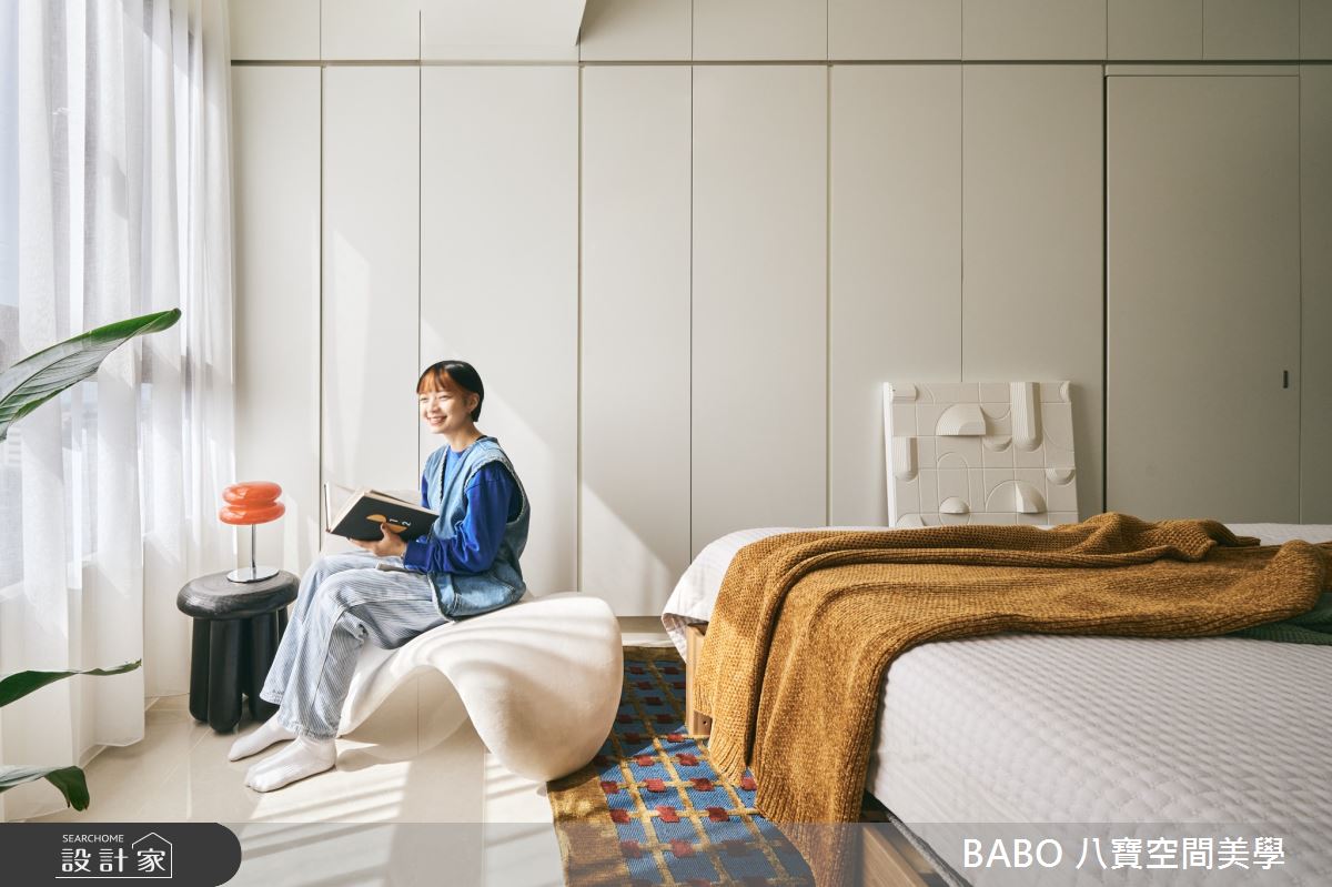 24坪新成屋(5年以下)＿混搭風臥室案例圖片＿八寶空間美學＿八寶_綠嶼之15