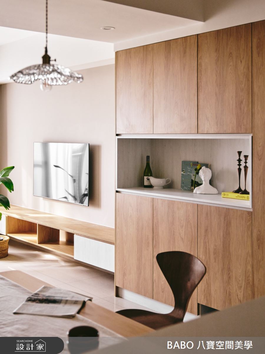 預售屋＿日雜風客廳餐廳案例圖片＿八寶空間美學＿八寶_鬱鬱之4