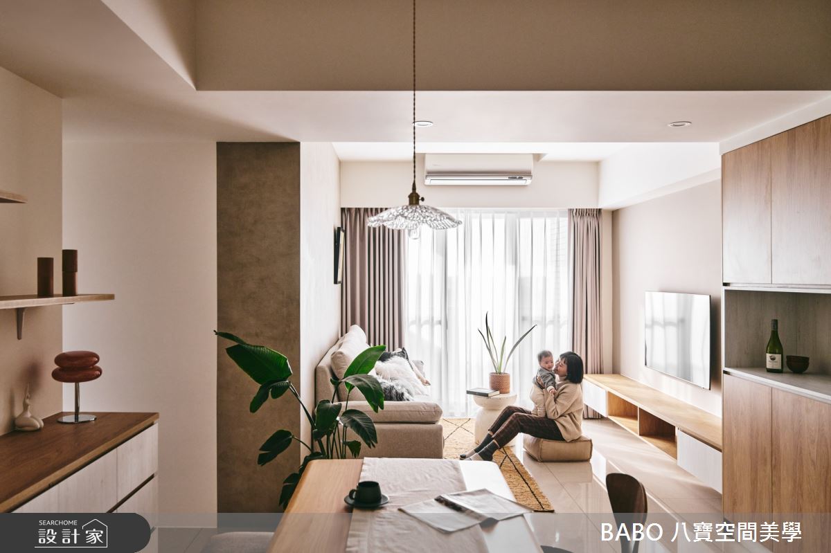 預售屋＿日雜風客廳餐廳案例圖片＿八寶空間美學＿八寶_鬱鬱之9
