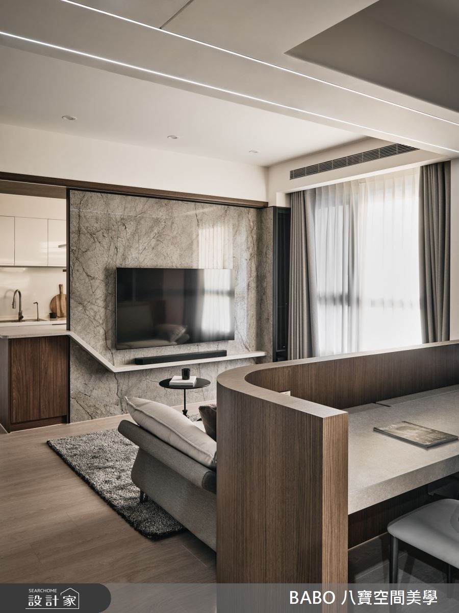 23坪中古屋(5~15年)＿現代風客廳書房案例圖片＿八寶空間美學＿八寶_格緻之7