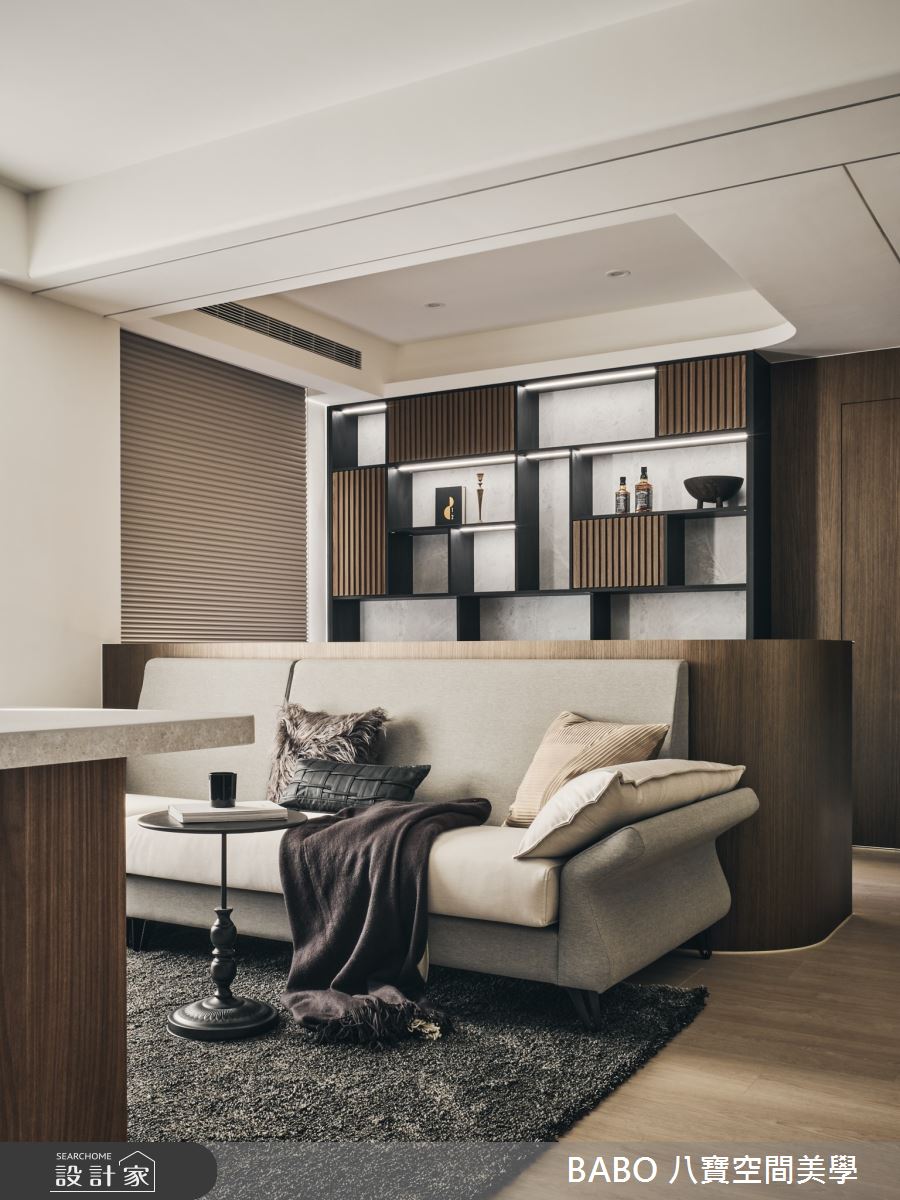 23坪中古屋(5~15年)＿現代風客廳書房案例圖片＿八寶空間美學＿八寶_格緻之8