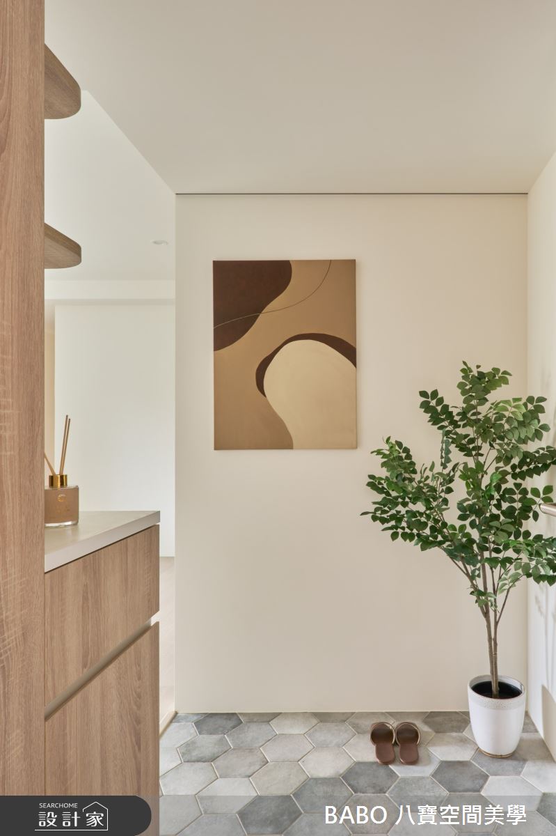 預售屋＿北歐風玄關案例圖片＿八寶空間美學＿八寶_沐寓之2