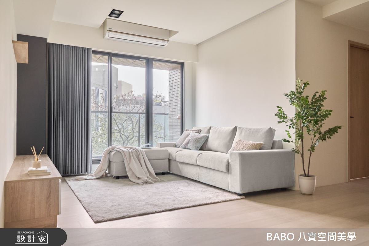 預售屋＿北歐風客廳案例圖片＿八寶空間美學＿八寶_沐寓之7