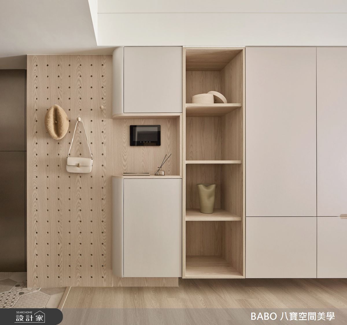 27坪新成屋(5年以下)＿日式無印風玄關案例圖片＿八寶空間美學＿八寶_白日夢之2
