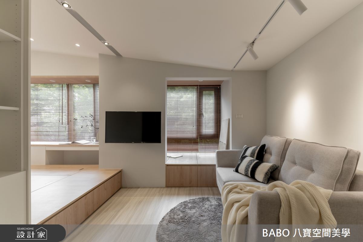 9坪老屋(16~30年)＿日式無印風客廳案例圖片＿八寶空間美學＿八寶_小滿之7