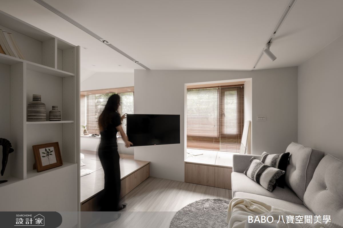 9坪老屋(16~30年)＿日式無印風客廳案例圖片＿八寶空間美學＿八寶_小滿之9