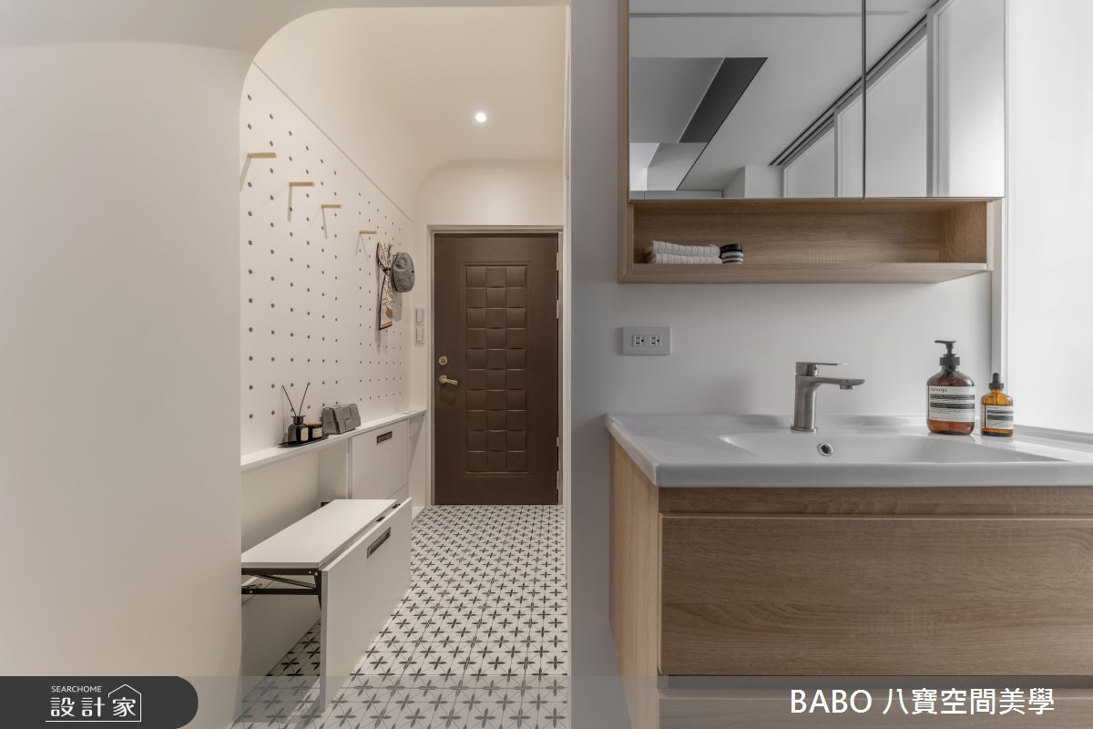 9坪老屋(16~30年)＿日式無印風玄關浴室案例圖片＿八寶空間美學＿八寶_小滿之20