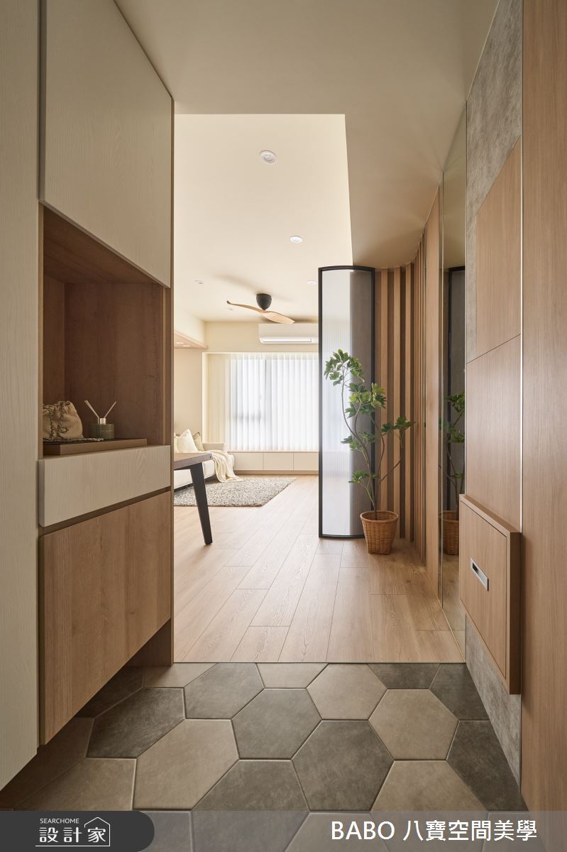 15坪新成屋(5年以下)＿北歐風玄關案例圖片＿八寶空間美學＿八寶_熙曜之2