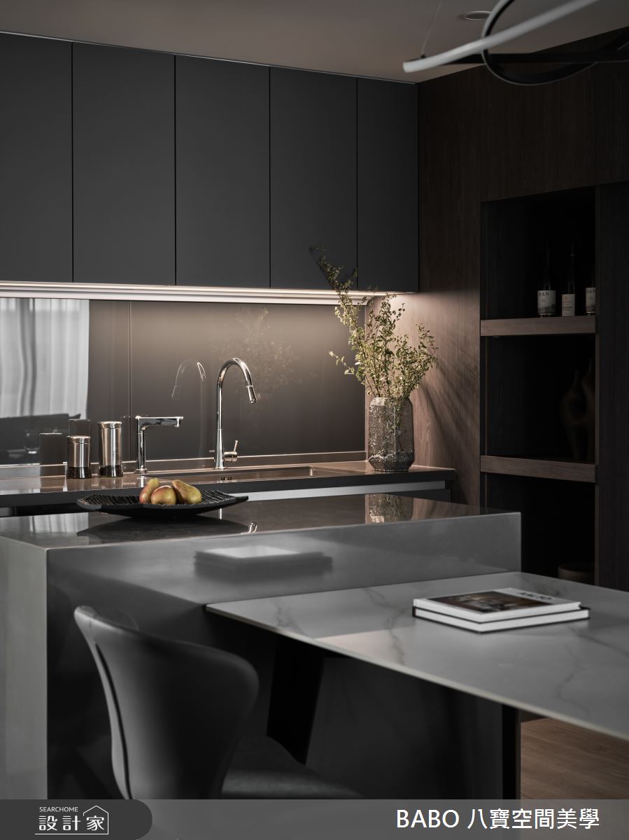 30坪中古屋(5~15年)＿現代風餐廳廚房中島案例圖片＿八寶空間美學＿八寶_星稀之9