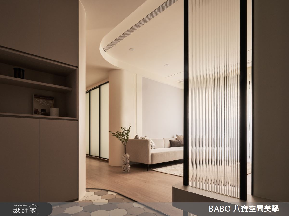 22坪中古屋(5~15年)＿現代風玄關客廳案例圖片＿八寶空間美學＿八寶_月明之2