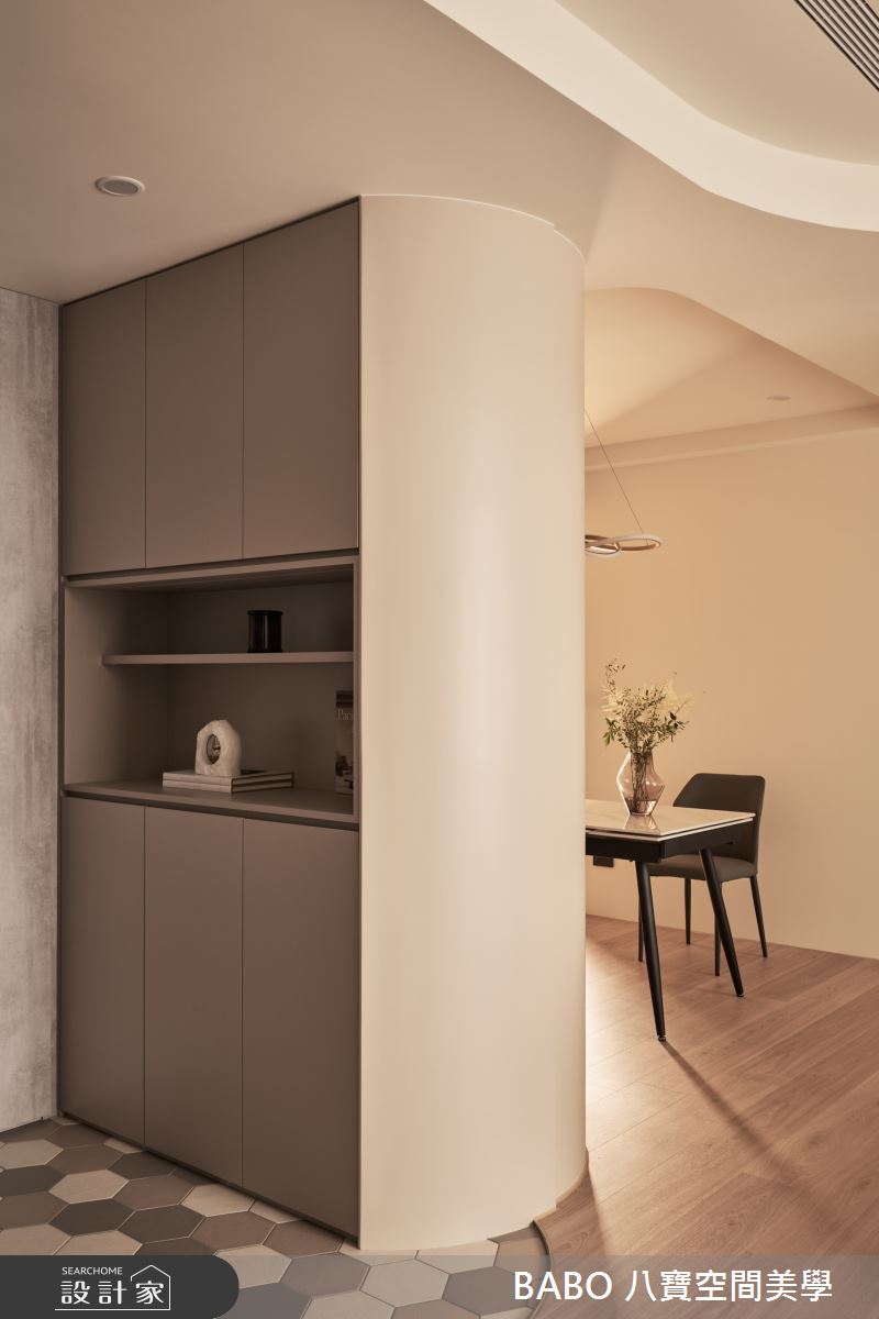 22坪中古屋(5~15年)＿現代風玄關餐廳案例圖片＿八寶空間美學＿八寶_月明之5