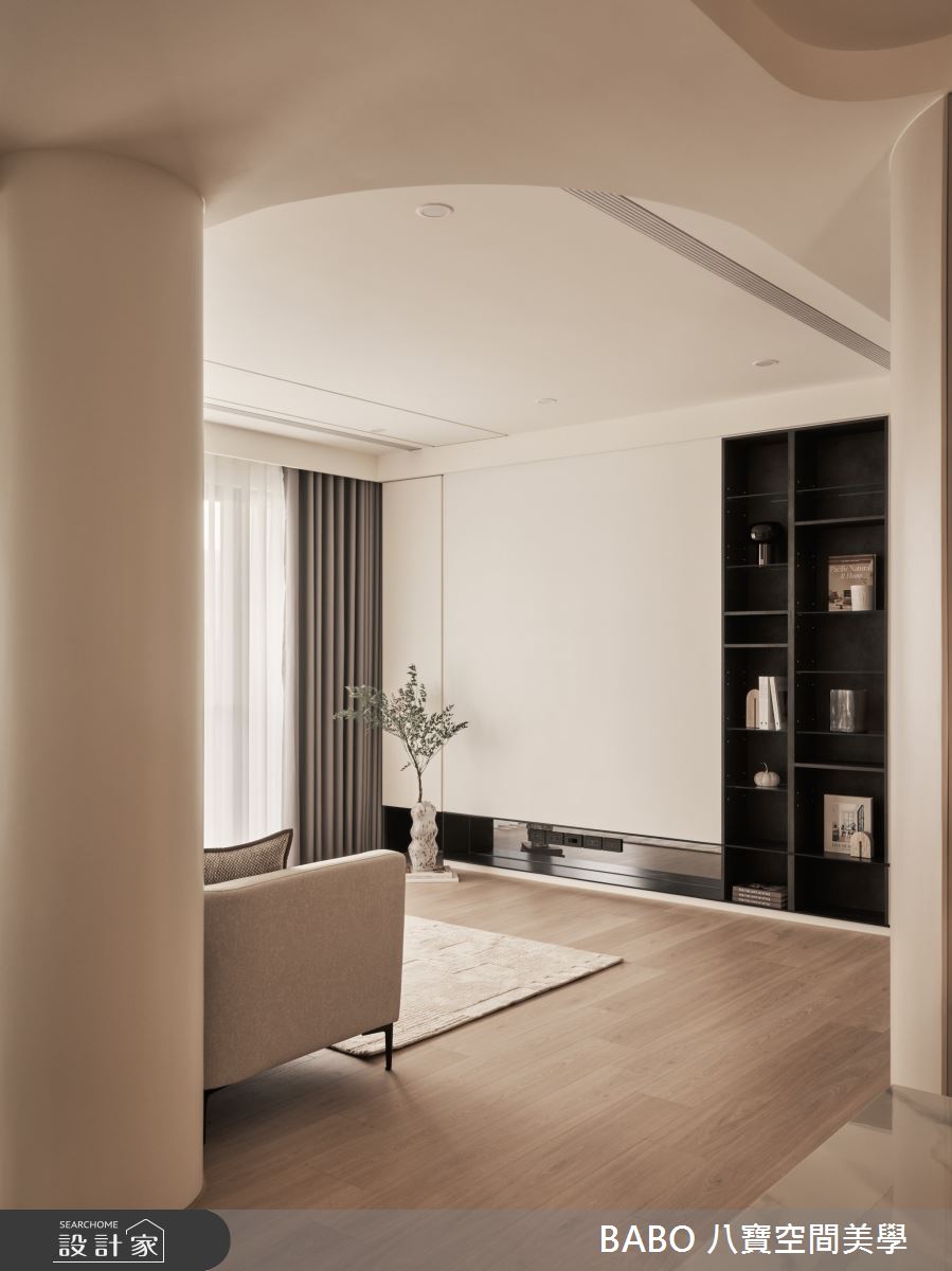 22坪中古屋(5~15年)＿現代風客廳案例圖片＿八寶空間美學＿八寶_月明之8