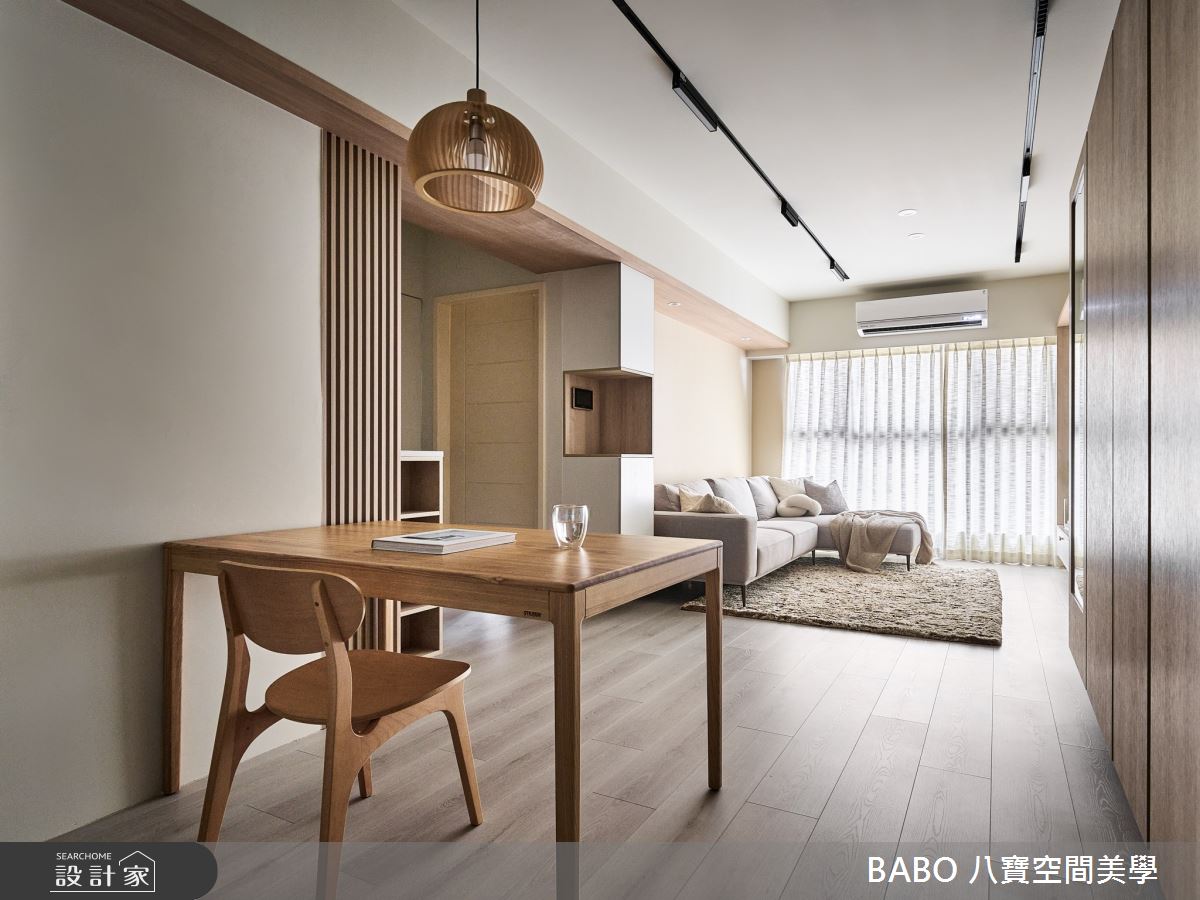 新成屋(5年以下)＿日式無印風客廳餐廳案例圖片＿八寶空間美學＿八寶_HUROO之5
