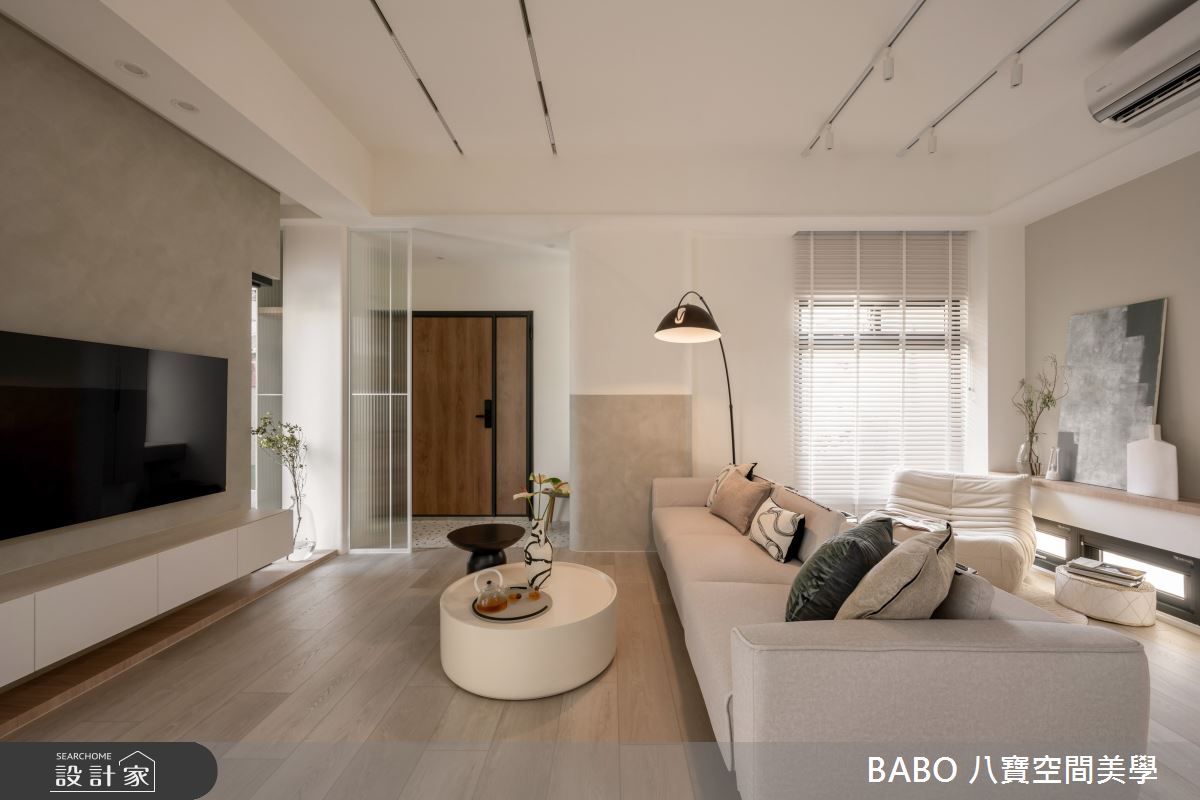 新成屋(5年以下)＿簡約風玄關客廳案例圖片＿八寶空間美學＿八寶_禾院之8