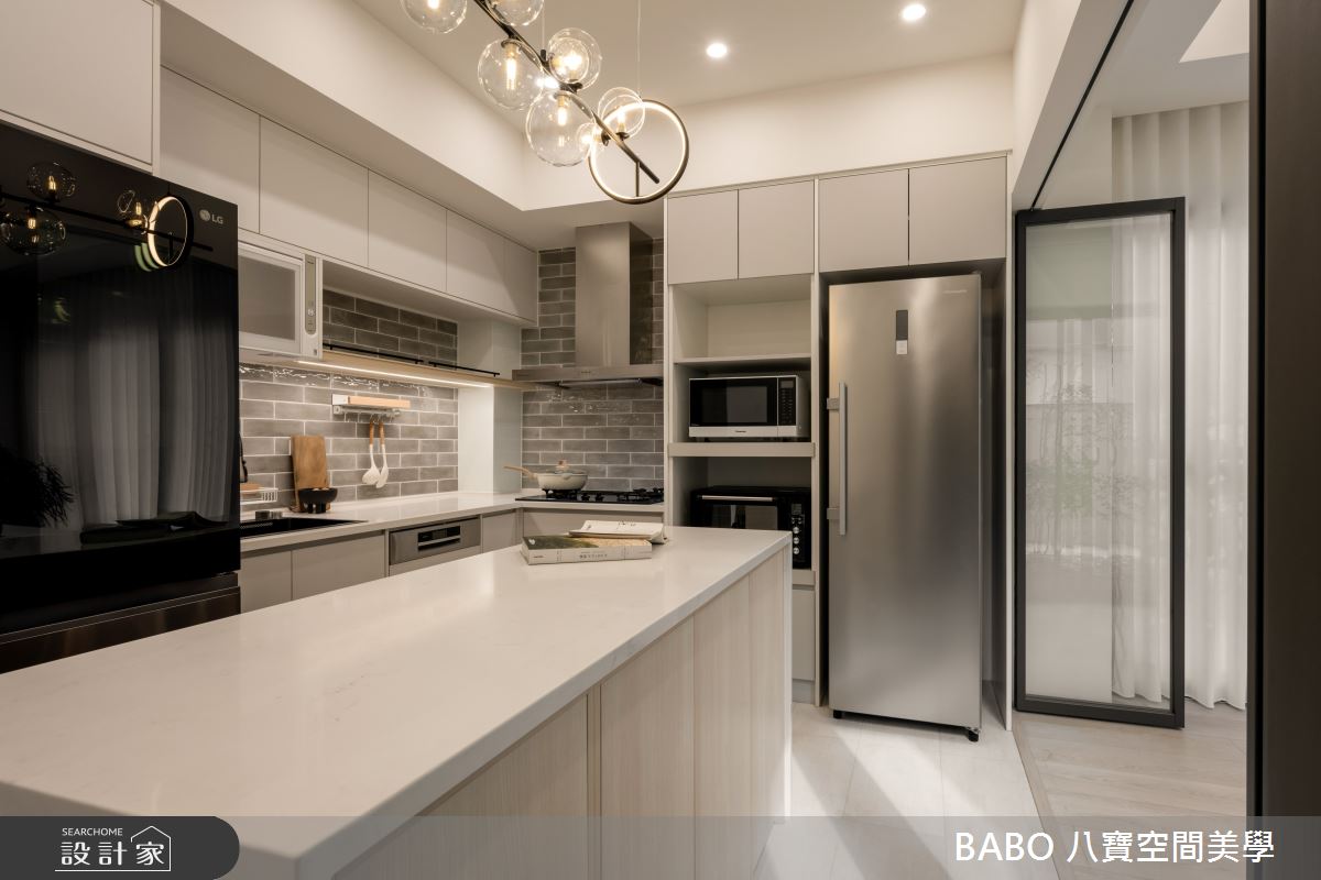 新成屋(5年以下)＿簡約風廚房中島案例圖片＿八寶空間美學＿八寶_禾院之17