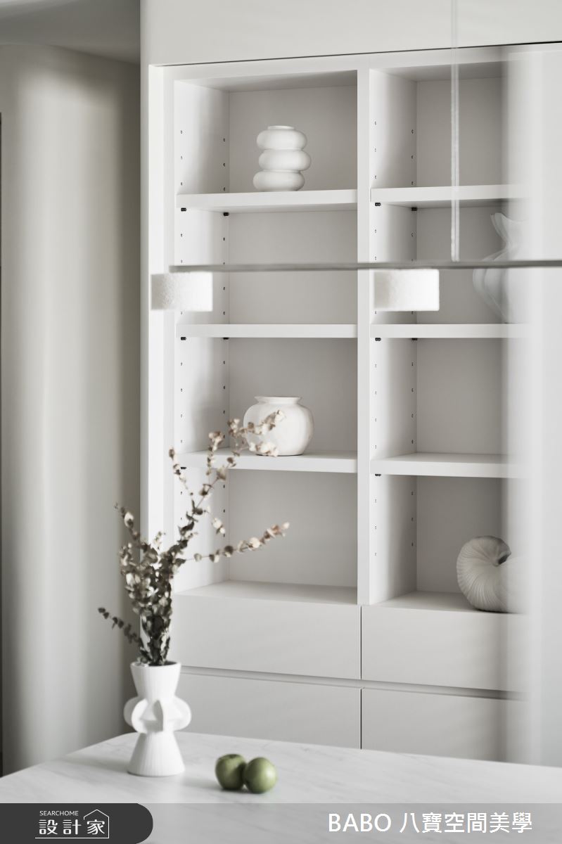 32坪新成屋(5年以下)＿簡約風餐廳案例圖片＿八寶空間美學＿八寶_一抹，白之8