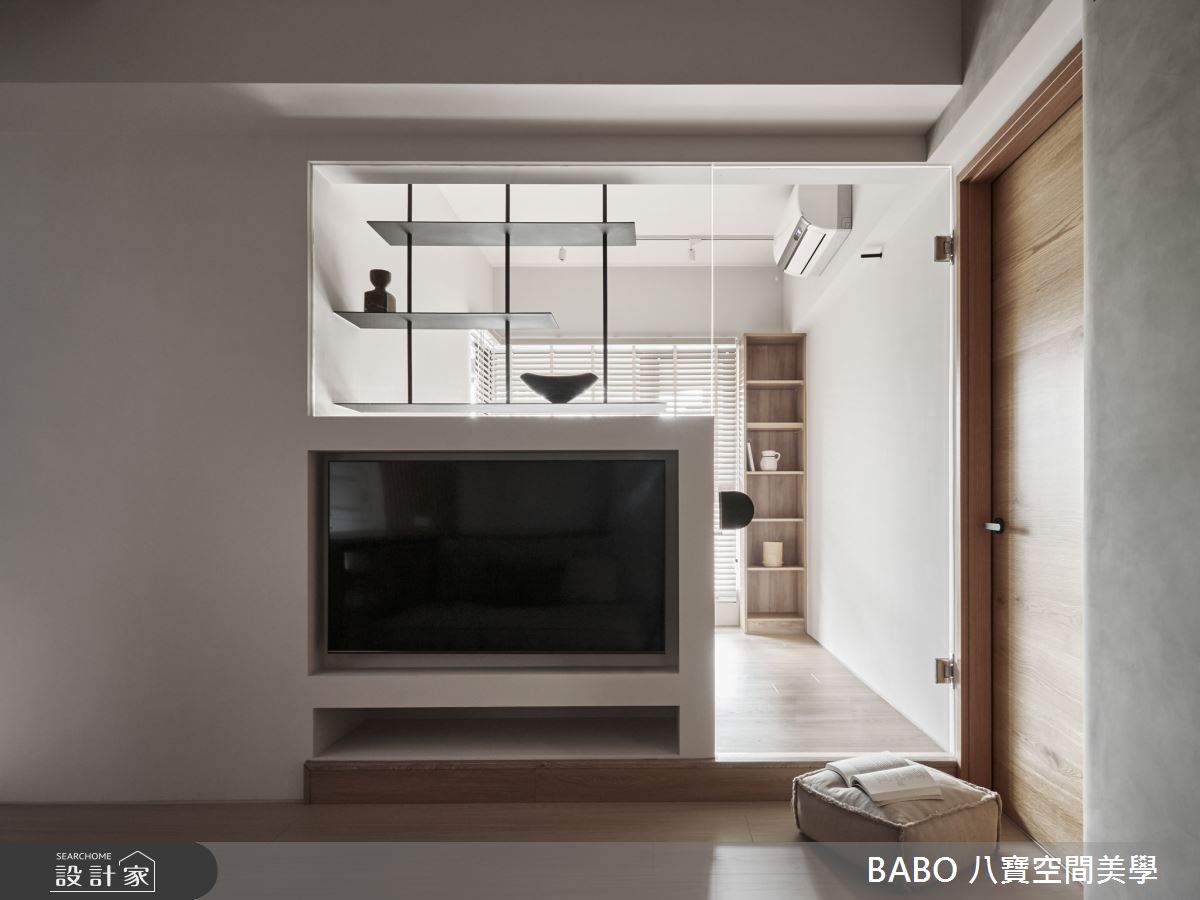 12坪新成屋(5年以下)＿日式無印風客廳案例圖片＿八寶空間美學＿八寶_無聲逸境之2