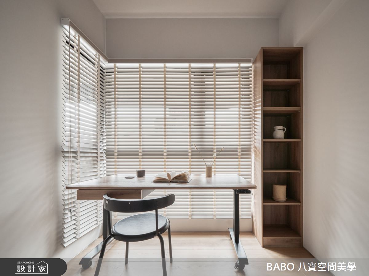 12坪新成屋(5年以下)＿日式無印風書房案例圖片＿八寶空間美學＿八寶_無聲逸境之11