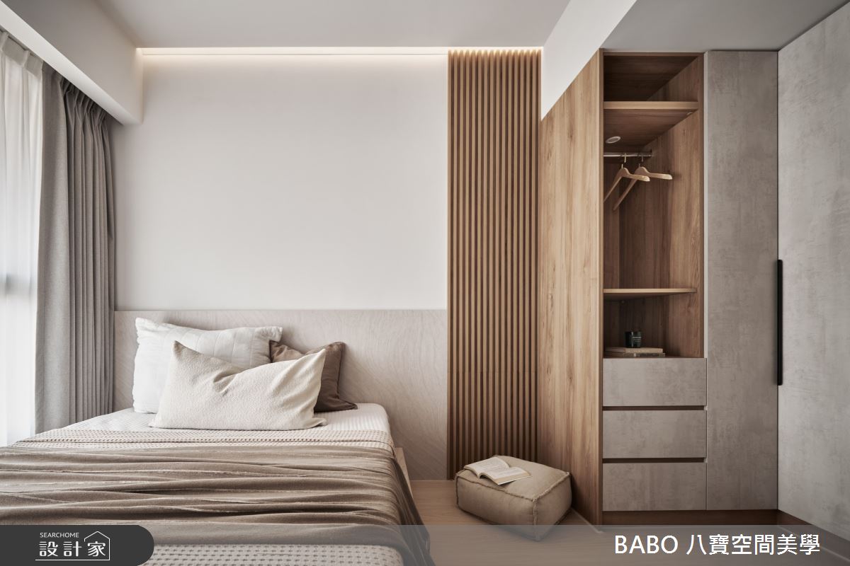 12坪新成屋(5年以下)＿日式無印風臥室案例圖片＿八寶空間美學＿八寶_無聲逸境之14