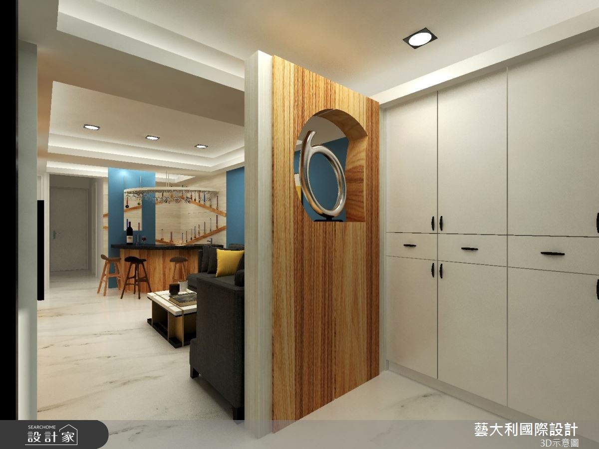 20坪＿現代風玄關案例圖片＿藝大利國際設計＿藝大利_10之1