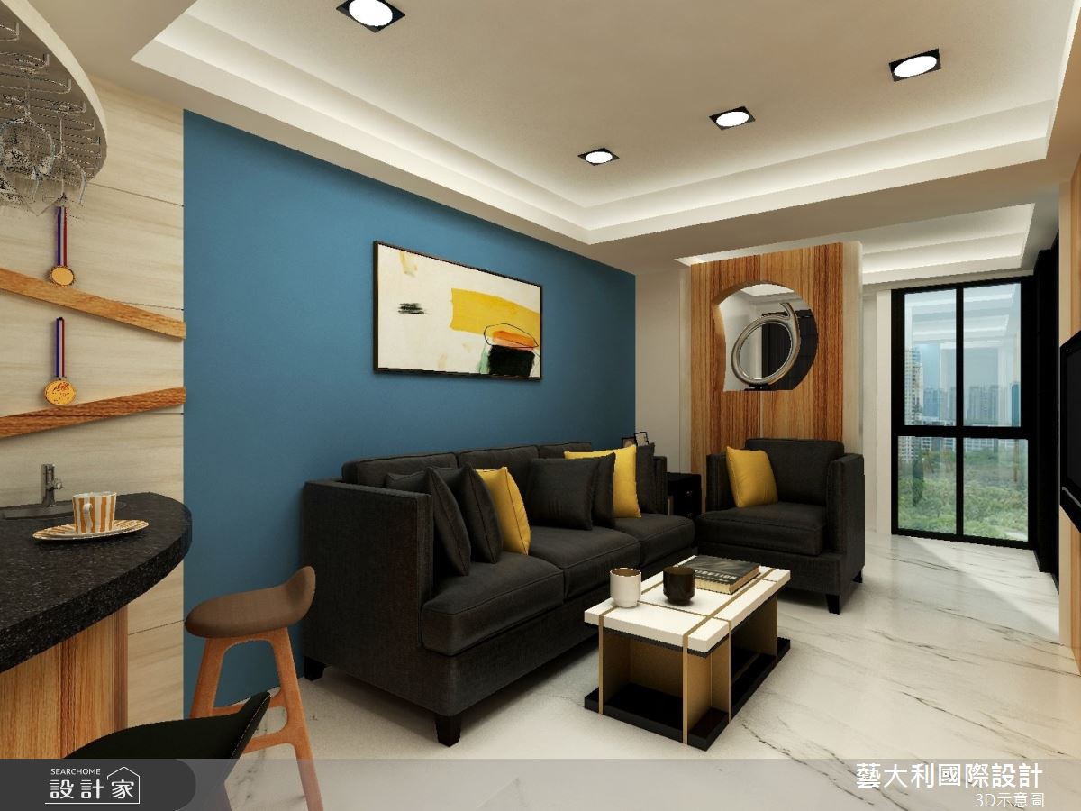 20坪＿現代風客廳案例圖片＿藝大利國際設計＿藝大利_10之2