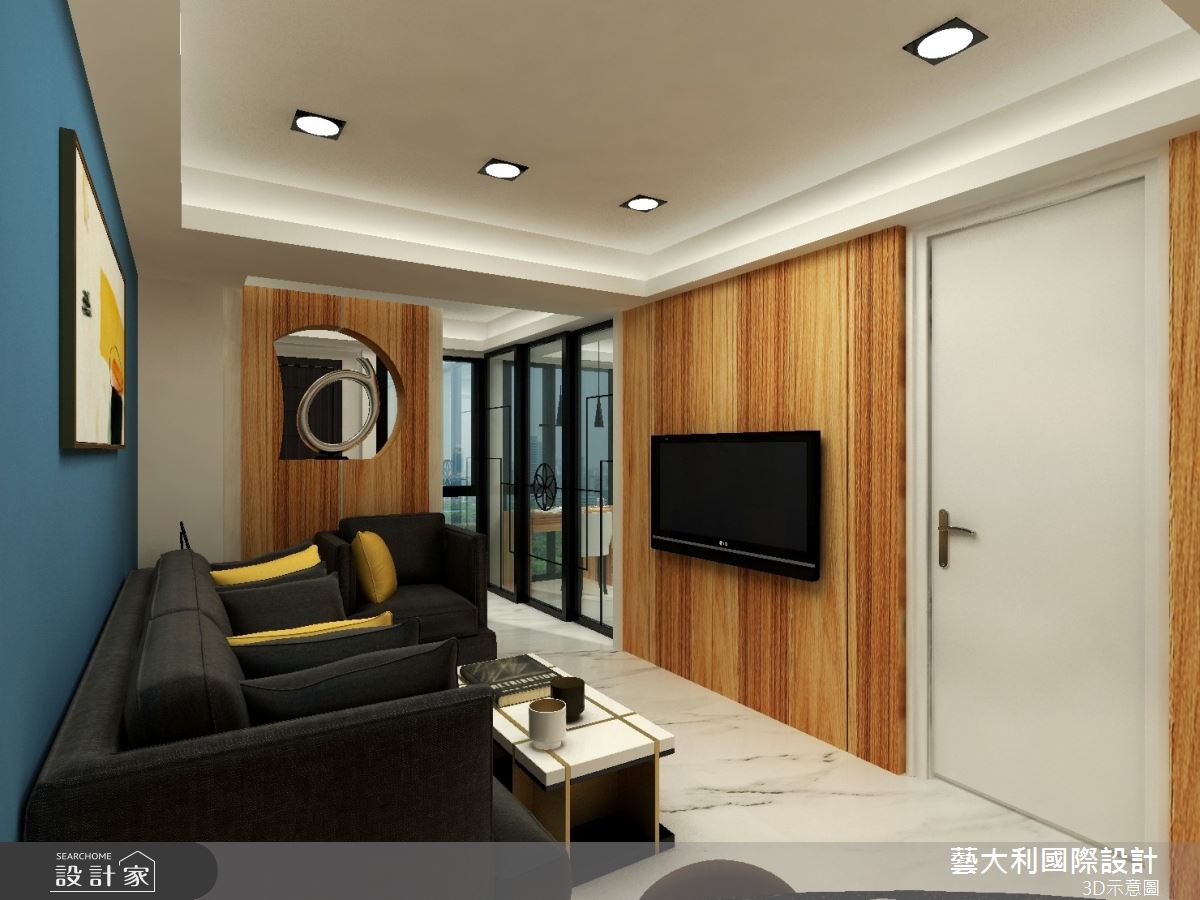 20坪＿現代風客廳案例圖片＿藝大利國際設計＿藝大利_10之4