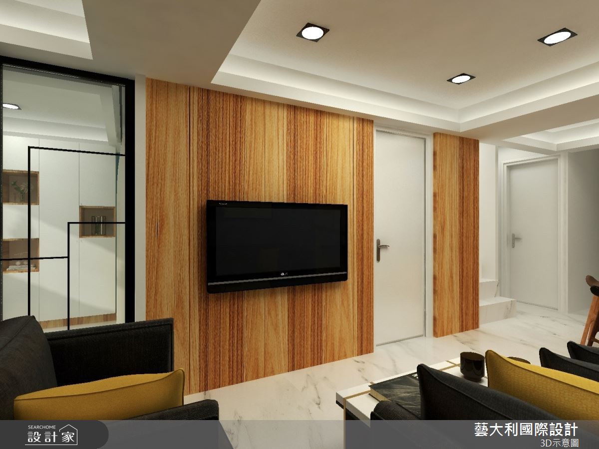 20坪＿現代風客廳案例圖片＿藝大利國際設計＿藝大利_10之5
