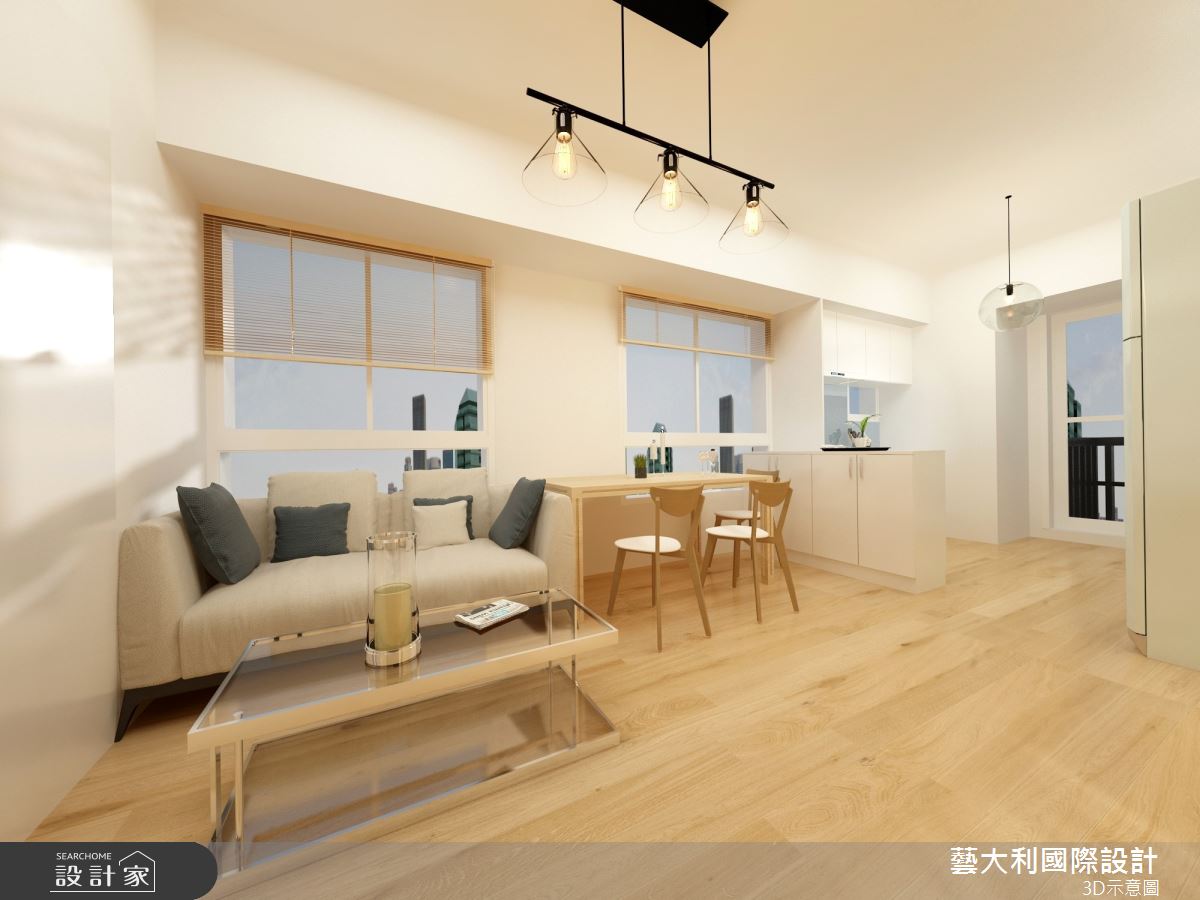 20坪預售屋＿現代風客廳餐廳案例圖片＿藝大利國際設計＿藝大利_11之5