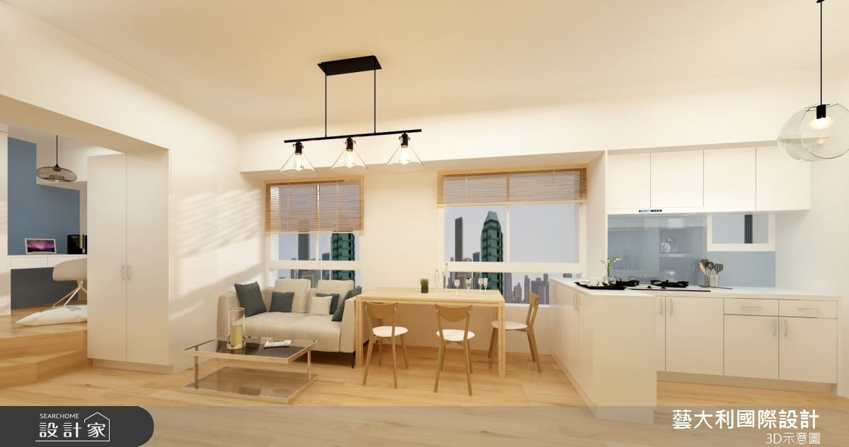 20坪預售屋＿現代風客廳餐廳案例圖片＿藝大利國際設計＿藝大利_11之6