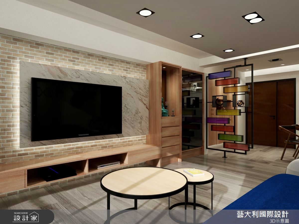 30坪老屋(16~30年)＿現代風客廳案例圖片＿藝大利國際設計＿藝大利_12之5