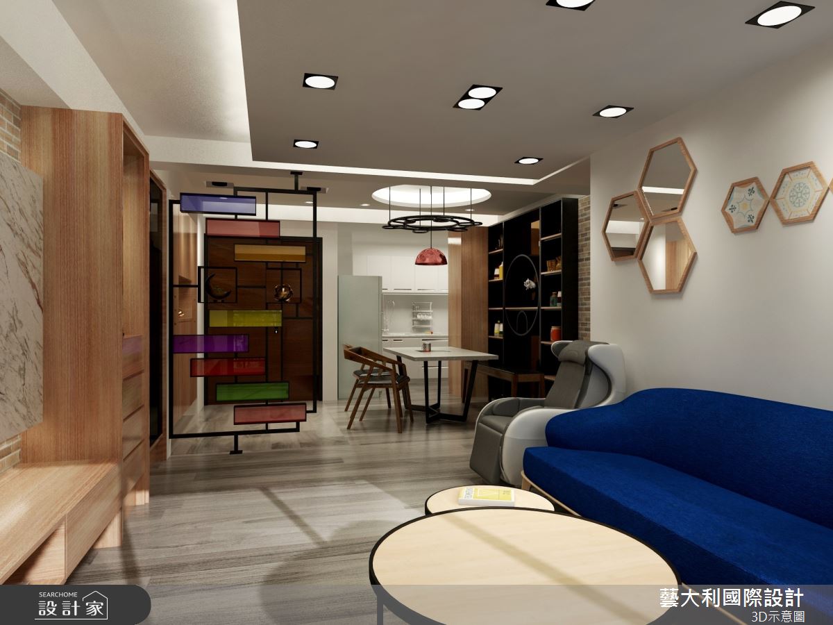 30坪老屋(16~30年)＿現代風客廳案例圖片＿藝大利國際設計＿藝大利_12之6