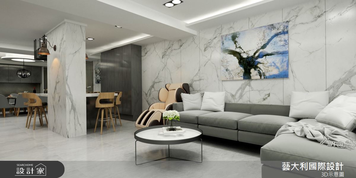 60坪老屋(31~40年)＿現代風客廳案例圖片＿藝大利國際設計＿藝大利_20之2