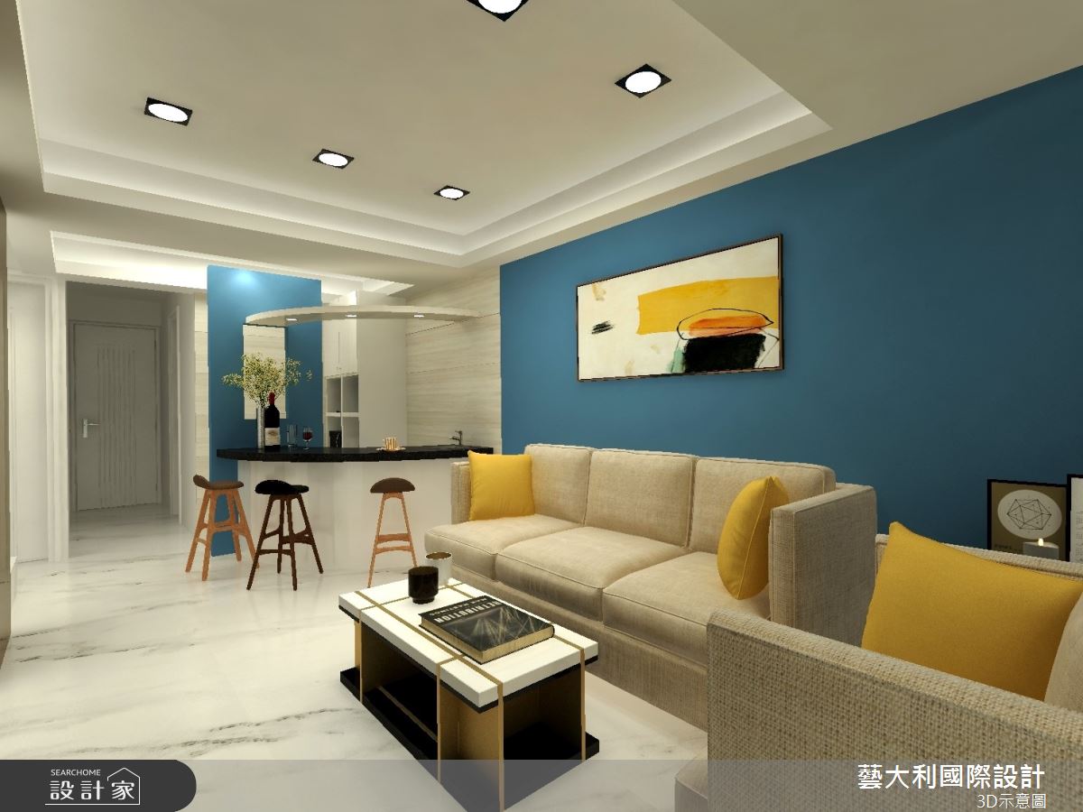 22坪老屋(31~40年)＿現代風客廳案例圖片＿藝大利國際設計＿藝大利_21之3