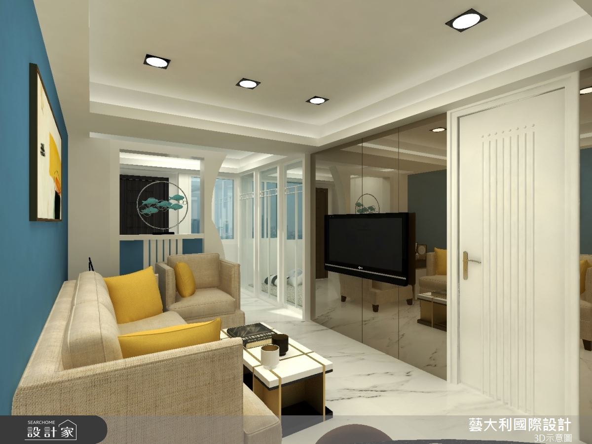 22坪老屋(31~40年)＿現代風客廳案例圖片＿藝大利國際設計＿藝大利_21之4