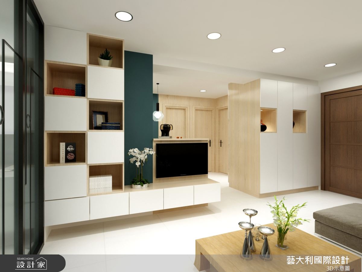 28坪老屋(31~40年)＿混搭風客廳案例圖片＿藝大利國際設計＿藝大利_22之2