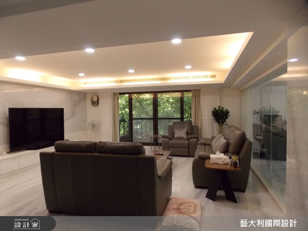 100坪老屋(41~50年)＿新中式風客廳案例圖片＿藝大利國際設計＿藝大利_23之3