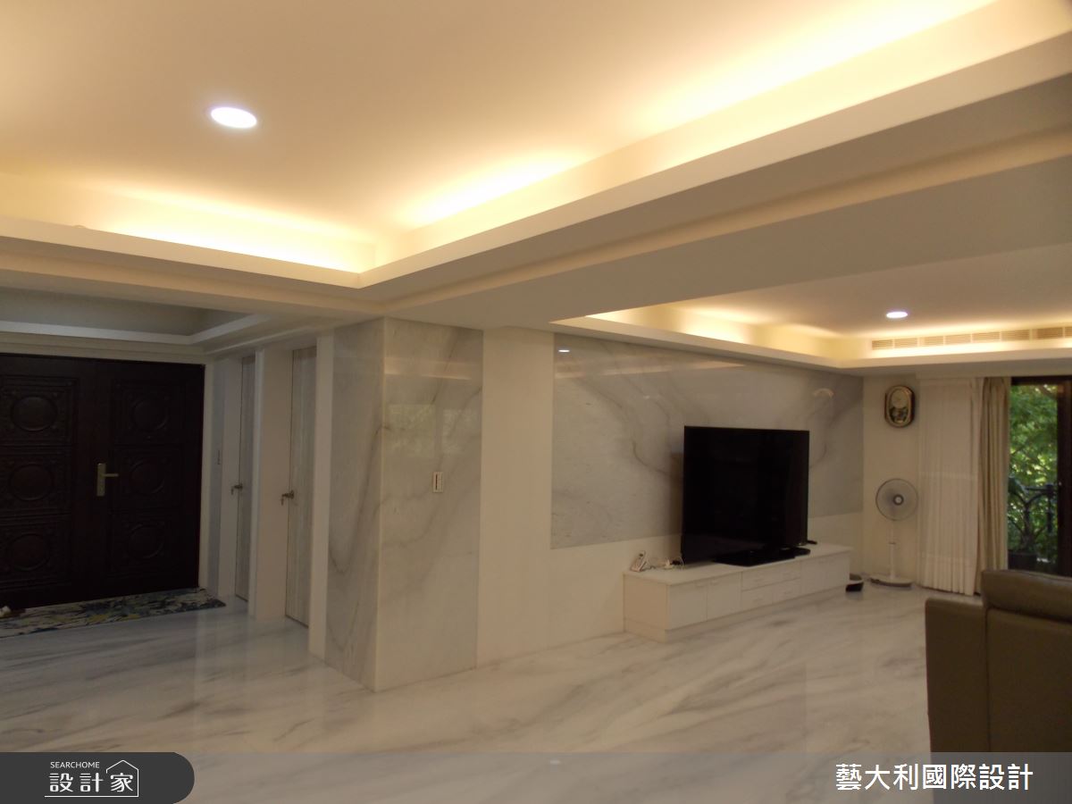 100坪老屋(41~50年)＿新中式風玄關客廳案例圖片＿藝大利國際設計＿藝大利_23之2