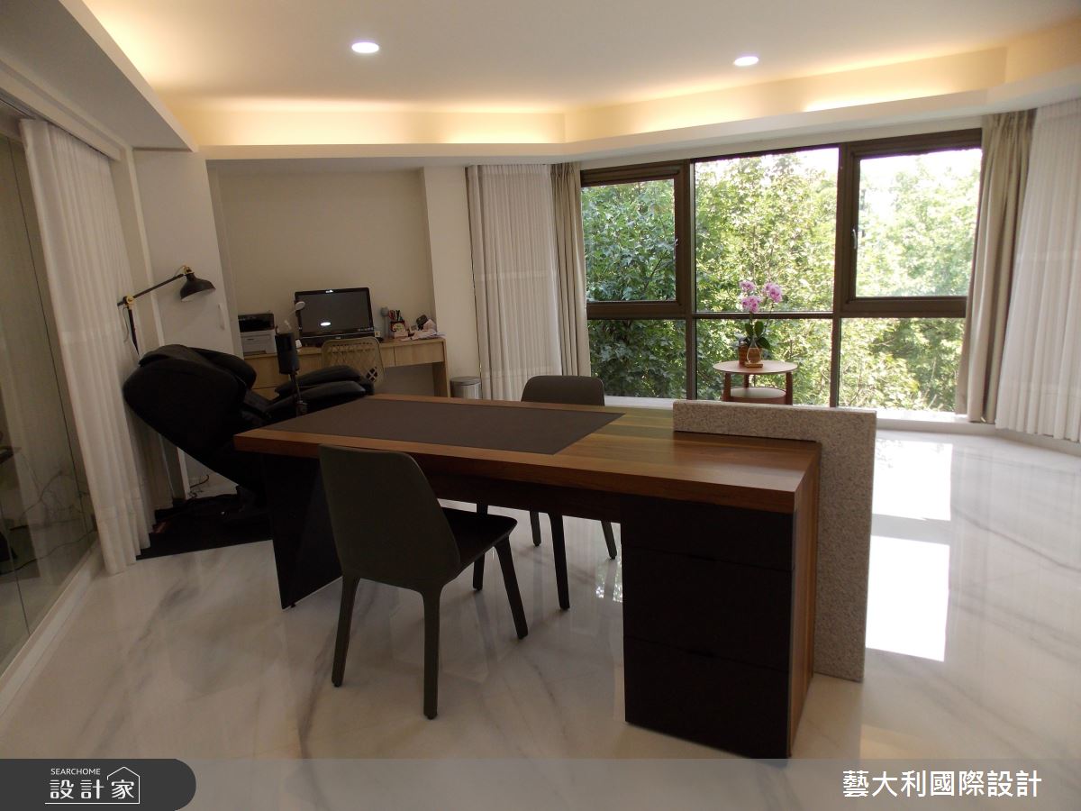 100坪老屋(41~50年)＿新中式風書房案例圖片＿藝大利國際設計＿藝大利_23之15