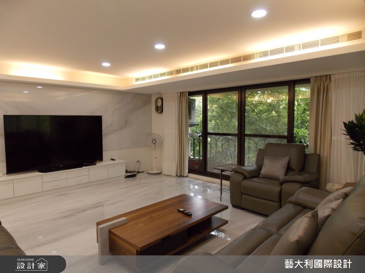 100坪老屋(41~50年)＿新中式風客廳案例圖片＿藝大利國際設計＿藝大利_23之4