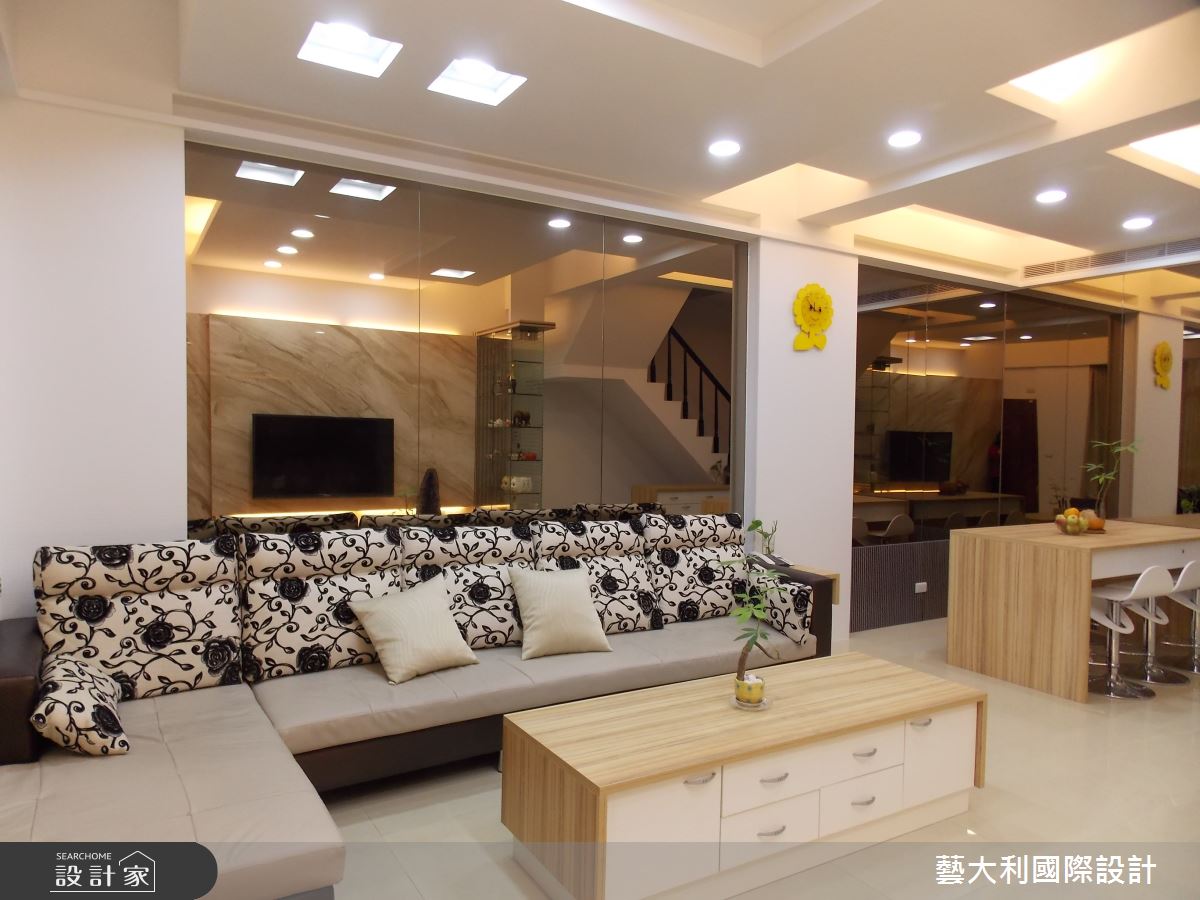 45坪新成屋(5年以下)＿現代風客廳案例圖片＿藝大利國際設計＿藝大利_25之4