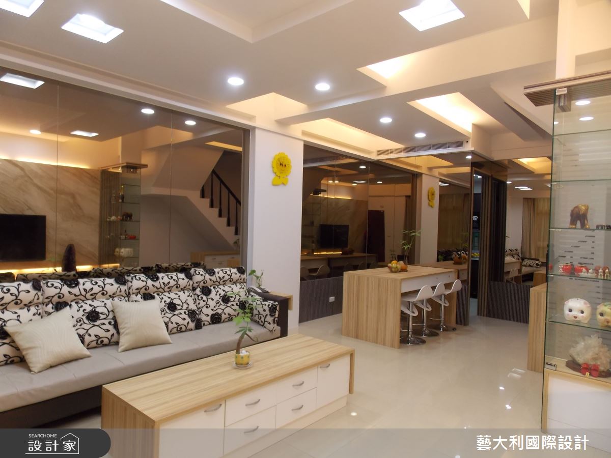 45坪新成屋(5年以下)＿現代風客廳案例圖片＿藝大利國際設計＿藝大利_25之5
