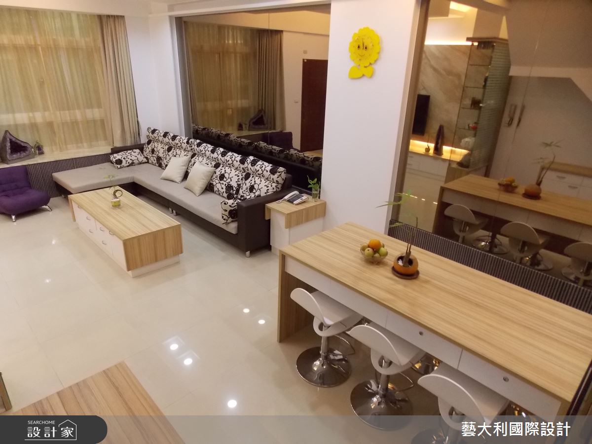 45坪新成屋(5年以下)＿現代風客廳餐廳案例圖片＿藝大利國際設計＿藝大利_25之11
