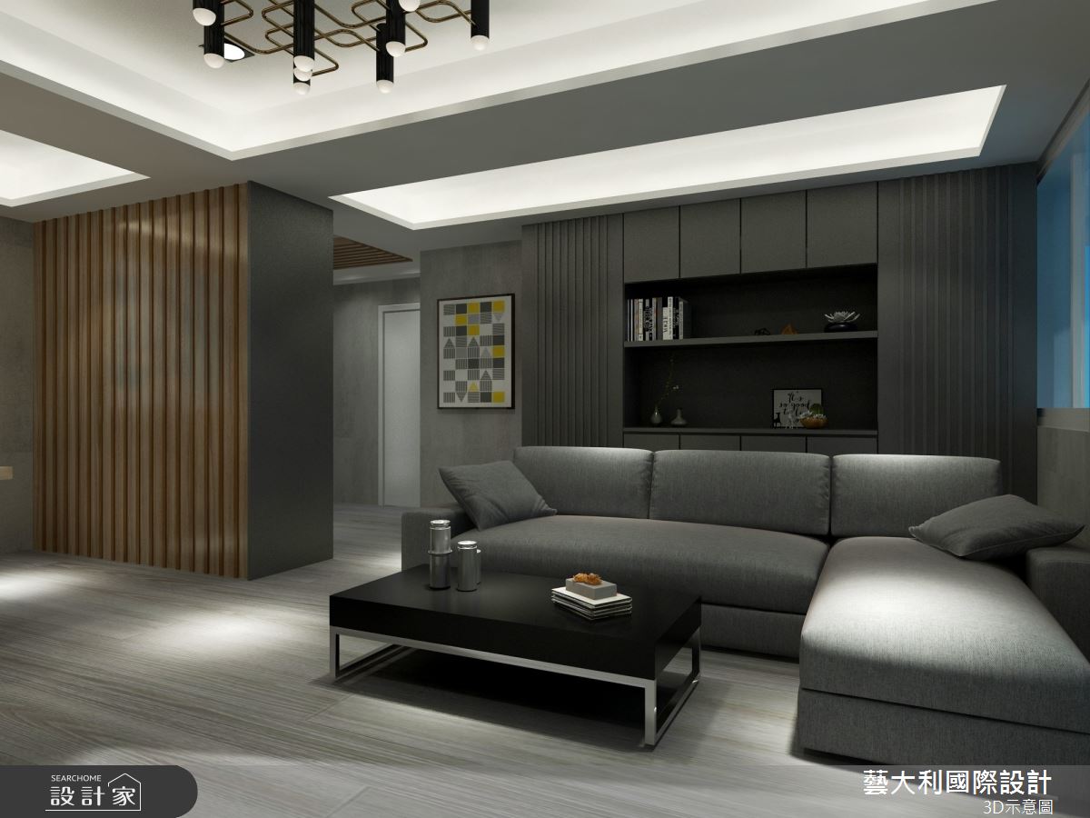 26坪老屋(31~40年)＿現代風客廳案例圖片＿藝大利國際設計＿藝大利_27之1